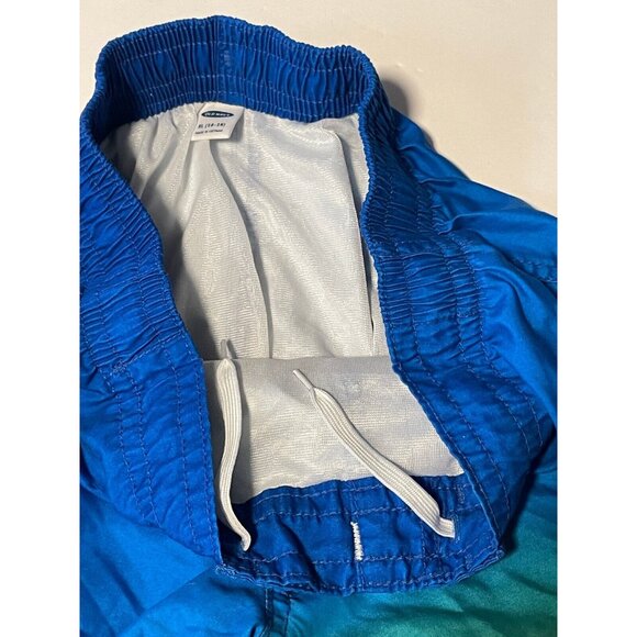 Old Navy swim trunk shorts youth teens XL 14 16 25 x 9 drawstrings chill blue - Picture 5 of 9